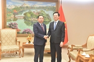 Deputy PM receives Cambodian Minister of Cult and Religion in Hanoi
